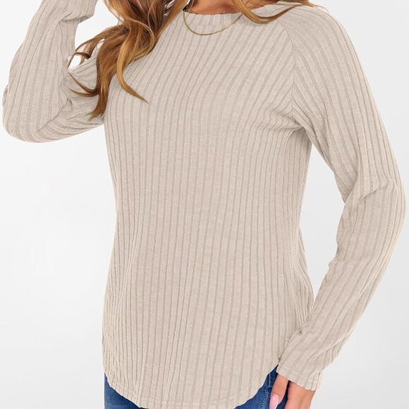 Casual Loose Fit Women's Long Sleeve Top - Lightweight Tunic for Every Occasion - Picture 5 of 7
